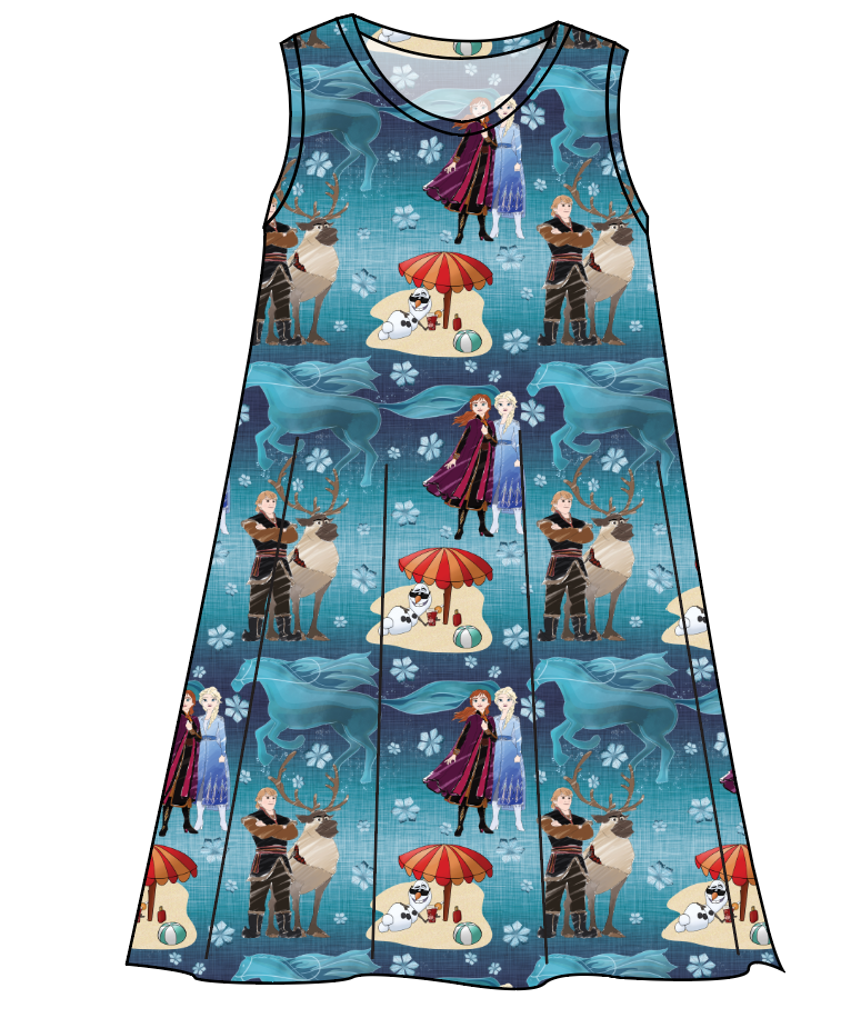 Into the Unknown Ladies' Swing Dress
