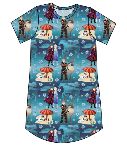 Into the Unknown Ladies' T-Shirt Dress