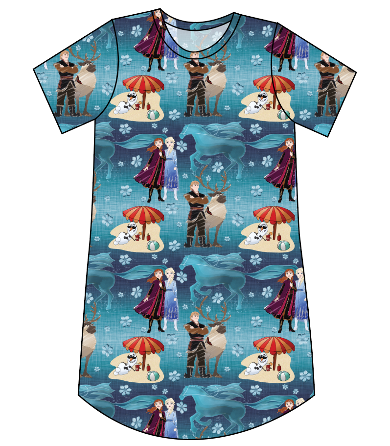 Into the Unknown Ladies' T-Shirt Dress