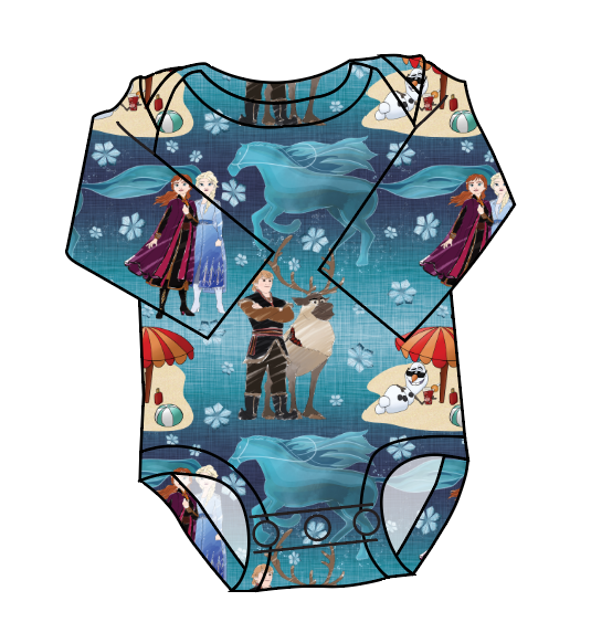 Into the Unknown Lap Neck Bodysuit