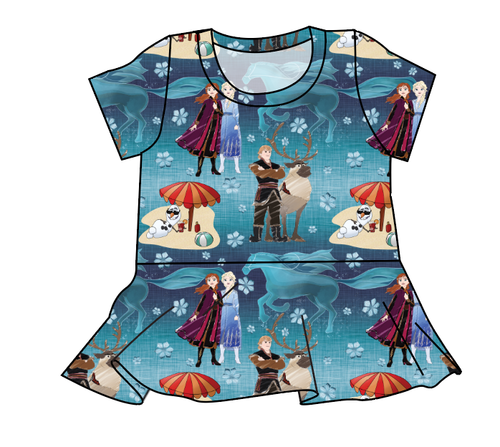 Into the Unknown Peplum Top