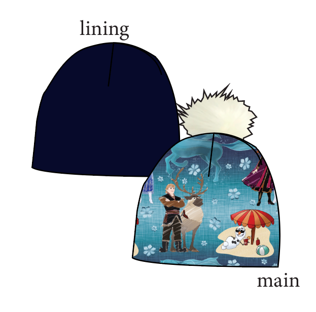 Into the Unknown Slouchy Beanie (Reversible!)