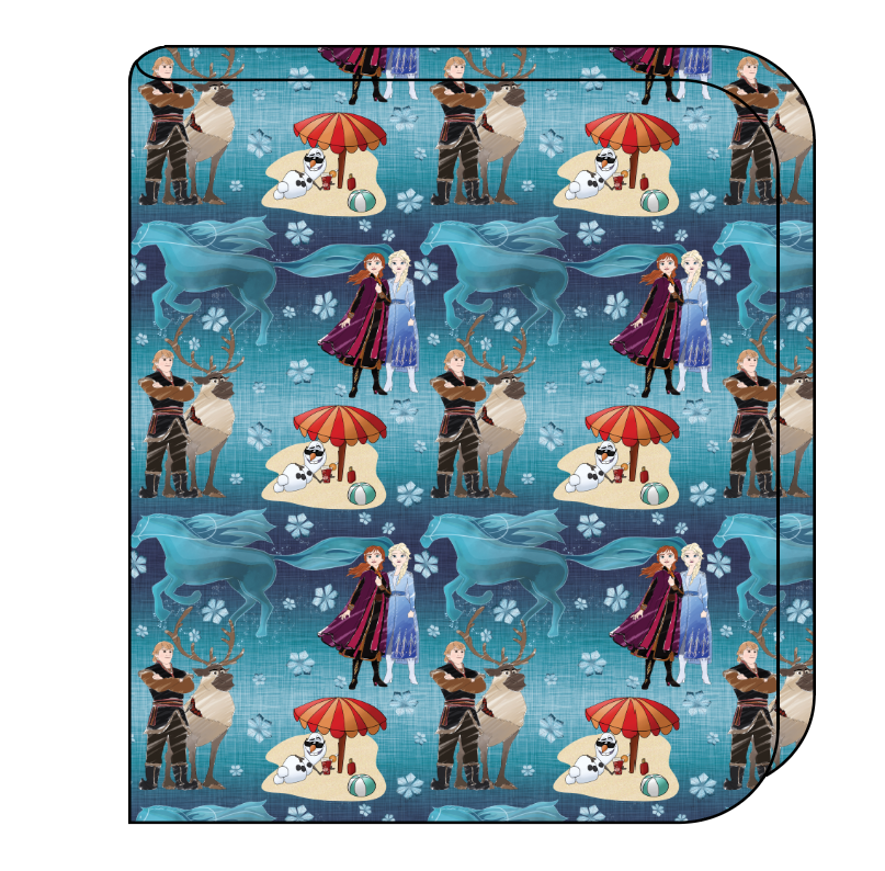 Into the Unknown Swaddle Blanket