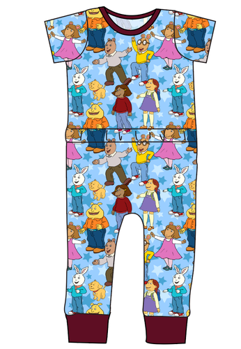 Wonderful Kind of Day Bennett Pants and Shorts Length T-Shirt Romper