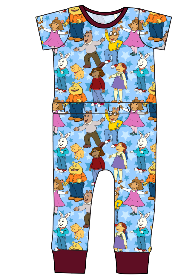 Wonderful Kind of Day Bennett Pants and Shorts Length T-Shirt Romper