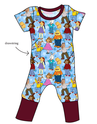 Wonderful Kind of Day Grow With Me Pants And Shorts Romper