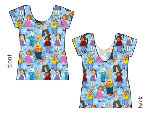 Wonderful Kind of Day Ladies' Low Back Ballerina Tee