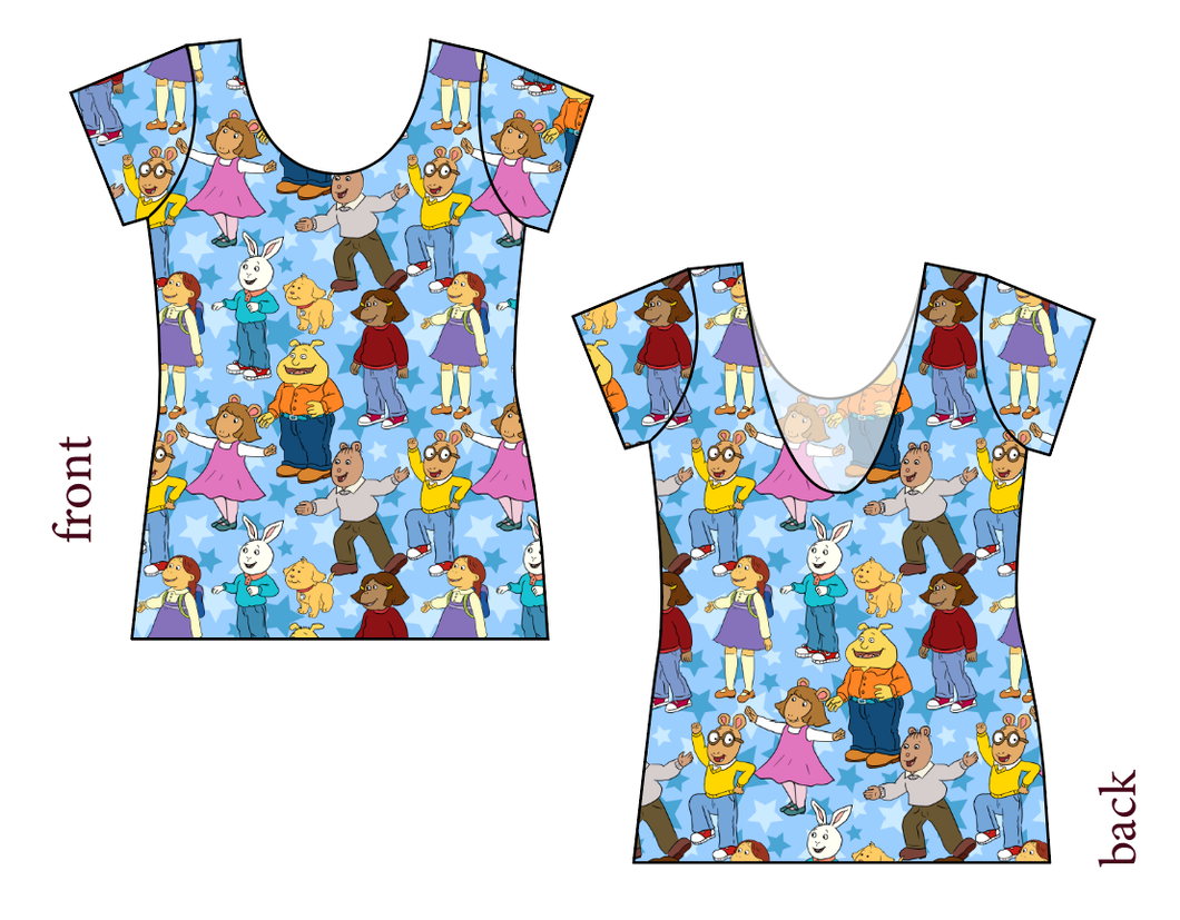 Wonderful Kind of Day Ladies' Low Back Ballerina Tee