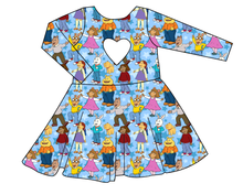 Load image into Gallery viewer, Wonderful Kind of Day Molly Heart Back Twirly Dress