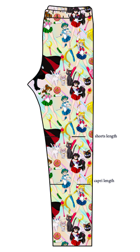 Sailor Scouts Basic Leggings