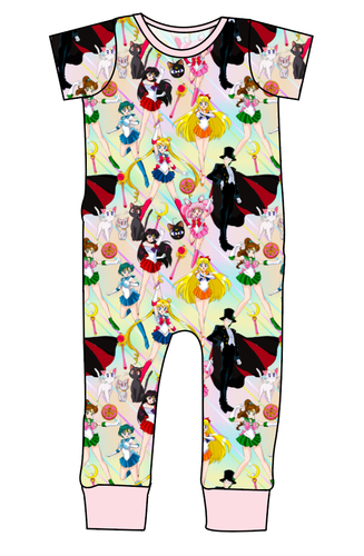 Sailor Scouts Emmett Pants And Shorts T-Shirt Romper