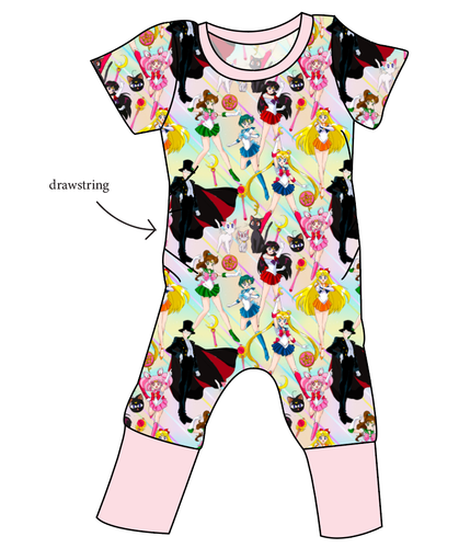 Sailor Scouts Grow With Me Pants And Shorts Romper