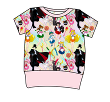 Load image into Gallery viewer, Sailor Scouts Grow With Me Tee