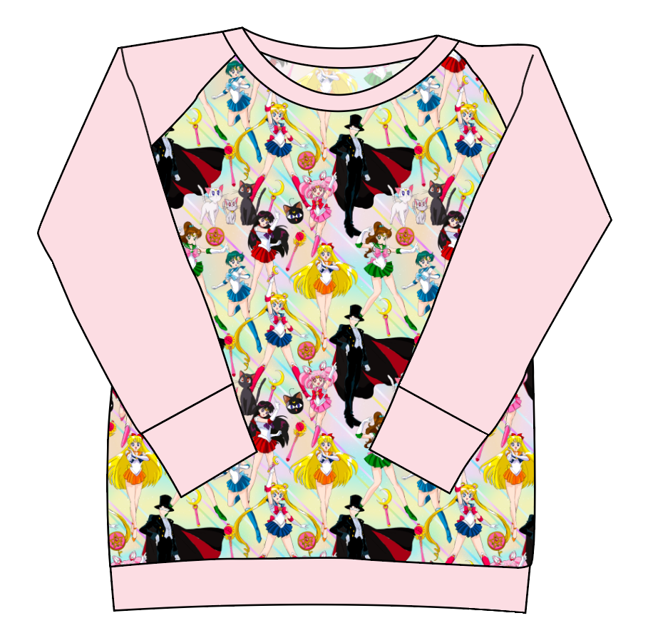 Sailor Scouts Ladies' Classic Crewneck