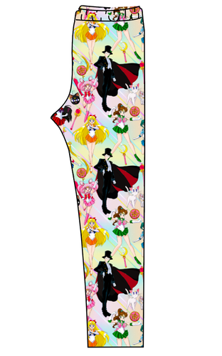Sailor Scouts Ladies' Lounge Leggings