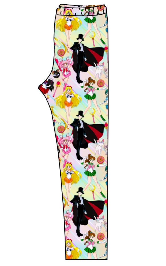 Sailor Scouts Ladies' Lounge Leggings