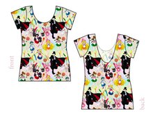 Load image into Gallery viewer, Sailor Scouts Ladies&#39; Low Back Ballerina Tee