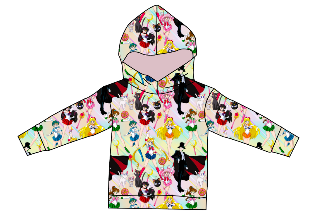 Sailor Scouts Oversized Hoodie