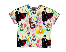 Load image into Gallery viewer, Sailor Scouts Oversized Tee
