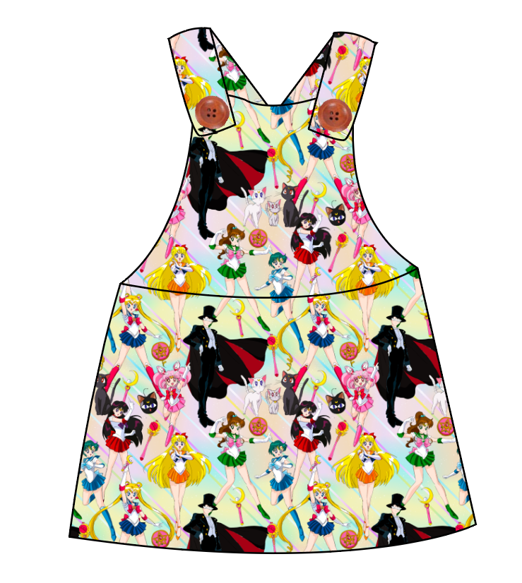 Sailor Scouts Skirt-Alls