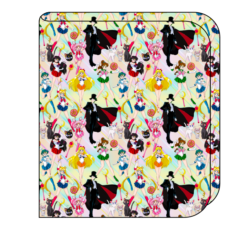 Sailor Scouts Swaddle Blanket