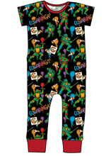 Load image into Gallery viewer, Cowabunga! Ninja Turtles Bennett Pants and Shorts Length T-Shirt Romper