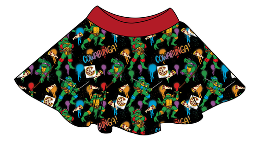 Cowabunga! Ninja Turtles Circle Skirt