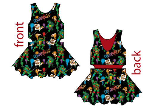 Cowabunga! Ninja Turtles Kids Playsuit