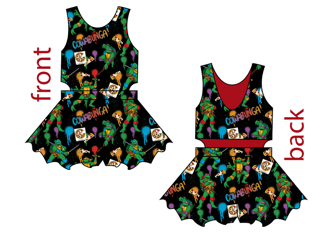 Cowabunga! Ninja Turtles Kids Playsuit