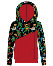 Load image into Gallery viewer, Cowabunga! Ninja Turtles Ladies Hoodie