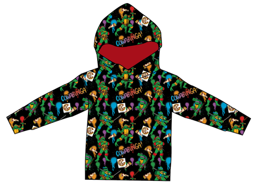 Cowabunga! Ninja Turtles Ladies Oversized Hoodie