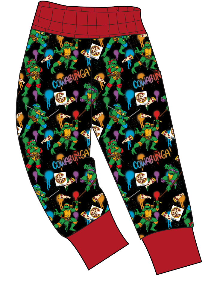 Cowabunga! Ninja Turtles Ladies' Joggers and Jogger Shorts