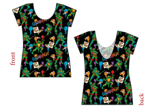 Load image into Gallery viewer, Cowabunga! Ninja Turtles Ladies&#39; Low Back Ballerina Tee