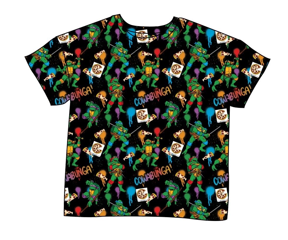 Cowabunga! Ninja Turtles Ladies' Oversized Tee