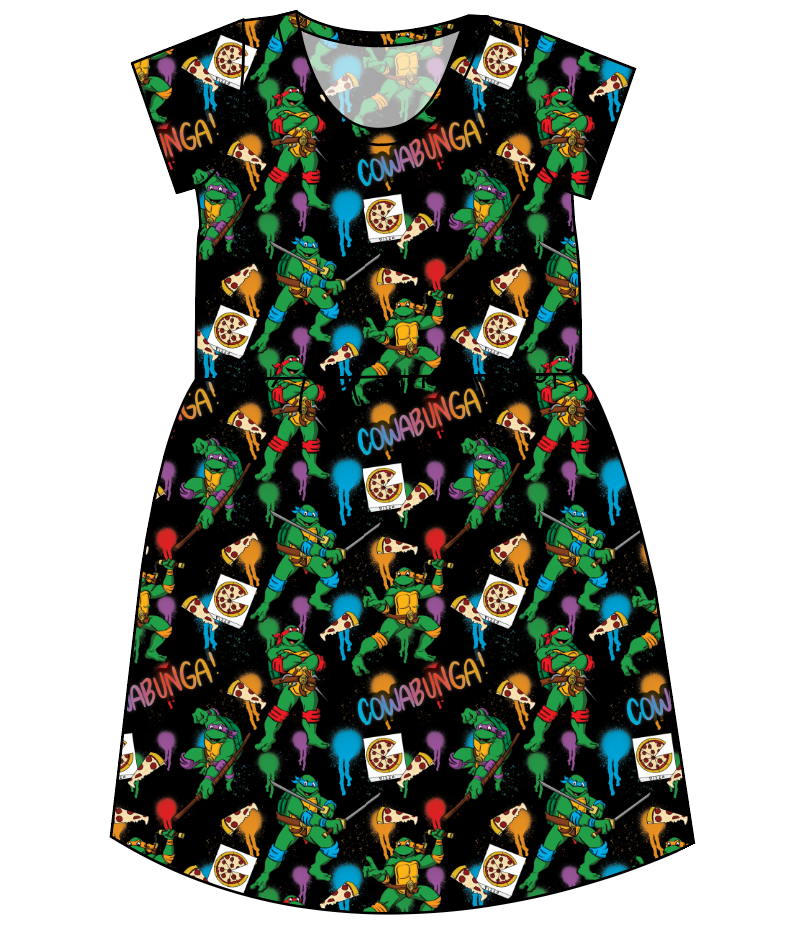 Cowabunga! Ninja Turtles Ladies' Play Dress