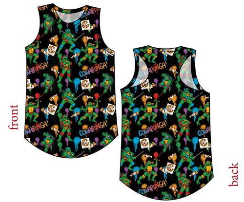 Cowabunga! Ninja Turtles Ladies' Summer Tank