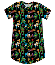 Load image into Gallery viewer, Cowabunga! Ninja Turtles Ladies&#39; T-Shirt Dress