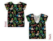 Load image into Gallery viewer, Cowabunga! Ninja Turtles Low Back Ballerina Tee