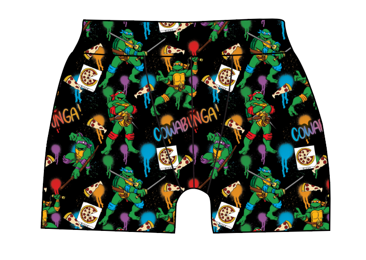 Cowabunga! Ninja Turtles Mens' Boxer Briefs