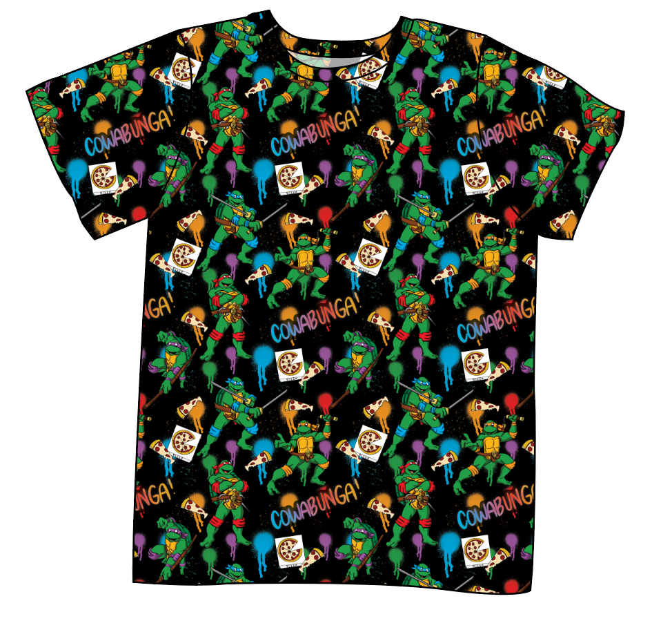 Cowabunga! Ninja Turtles Mens' Tee