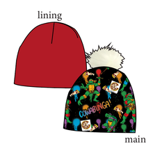 Load image into Gallery viewer, Cowabunga! Ninja Turtles Slouchy Beanie (Reversible!)