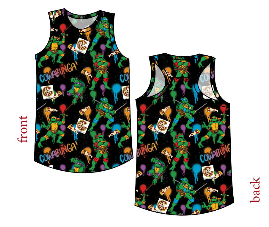 Cowabunga! Ninja Turtles Summer Tank