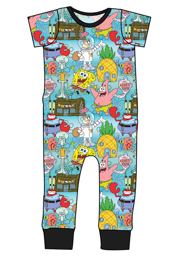 Bikini Bottom Emmett Pants And Shorts T-Shirt Romper