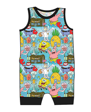 Load image into Gallery viewer, Bikini Bottom Emmett Pants And Shorts T-Shirt Romper