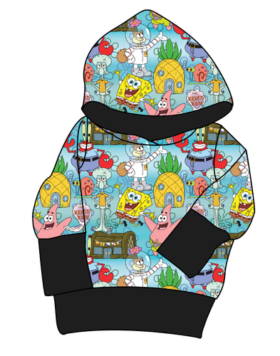 Bikini Bottom Grow With Me Hoodie (or Crewneck)