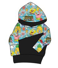 Load image into Gallery viewer, Bikini Bottom Grow With Me Hoodie (or Crewneck)