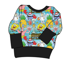 Load image into Gallery viewer, Bikini Bottom Grow With Me Hoodie (or Crewneck)