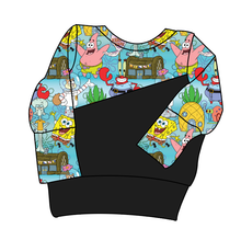 Load image into Gallery viewer, Bikini Bottom Grow With Me Hoodie (or Crewneck)