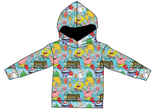 Bikini Bottom Ladies Oversized Hoodie