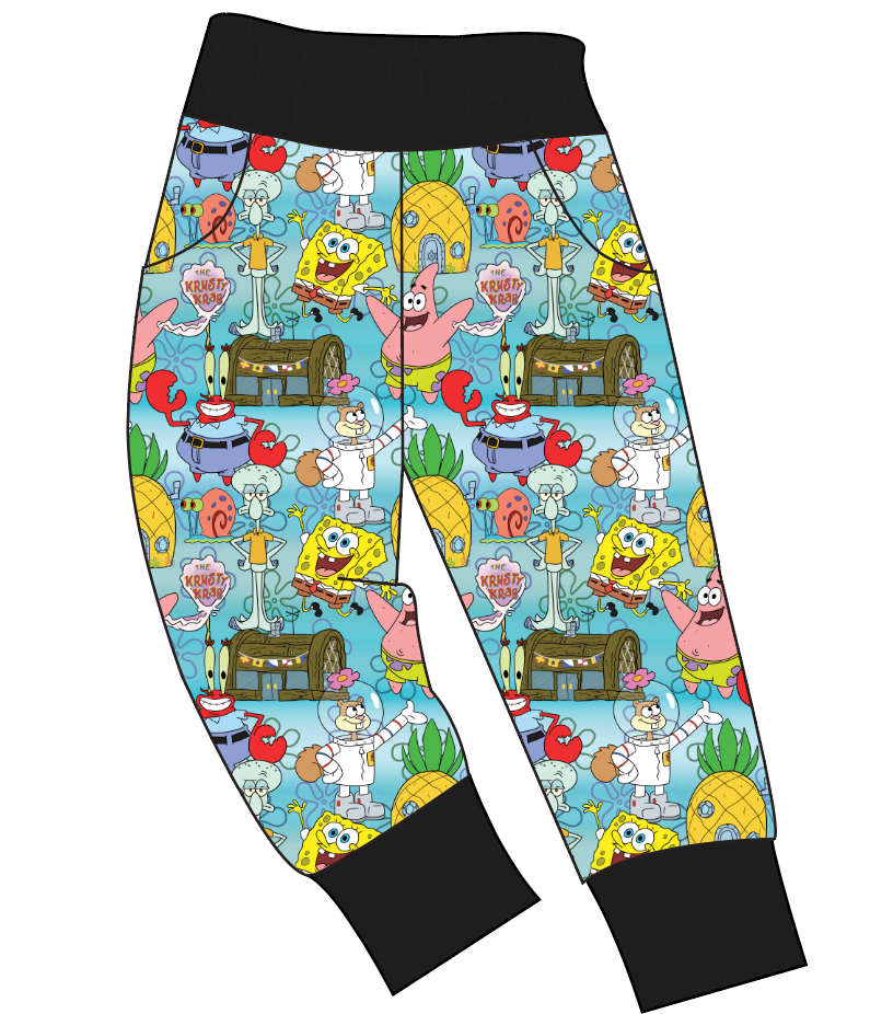 Bikini Bottom Ladies' Joggers and Jogger Shorts